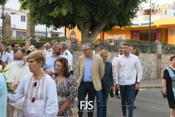 El Goro despide sus fiestas patronales con la procesión de la patrona/TA y Francisco Javier Santana.
